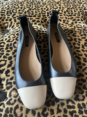 Gino Rossi Italian Leather Ballerina Flats SZ 7.5
